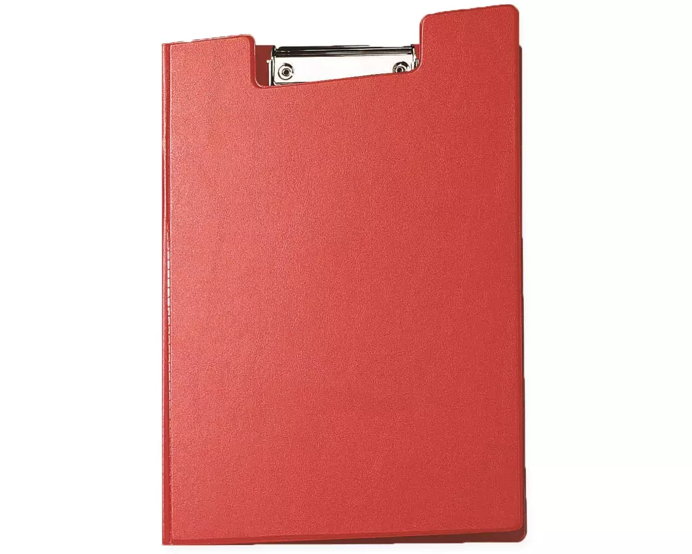 Maul Dokumentenhalter mit Folienüberzug und Deckel Rot