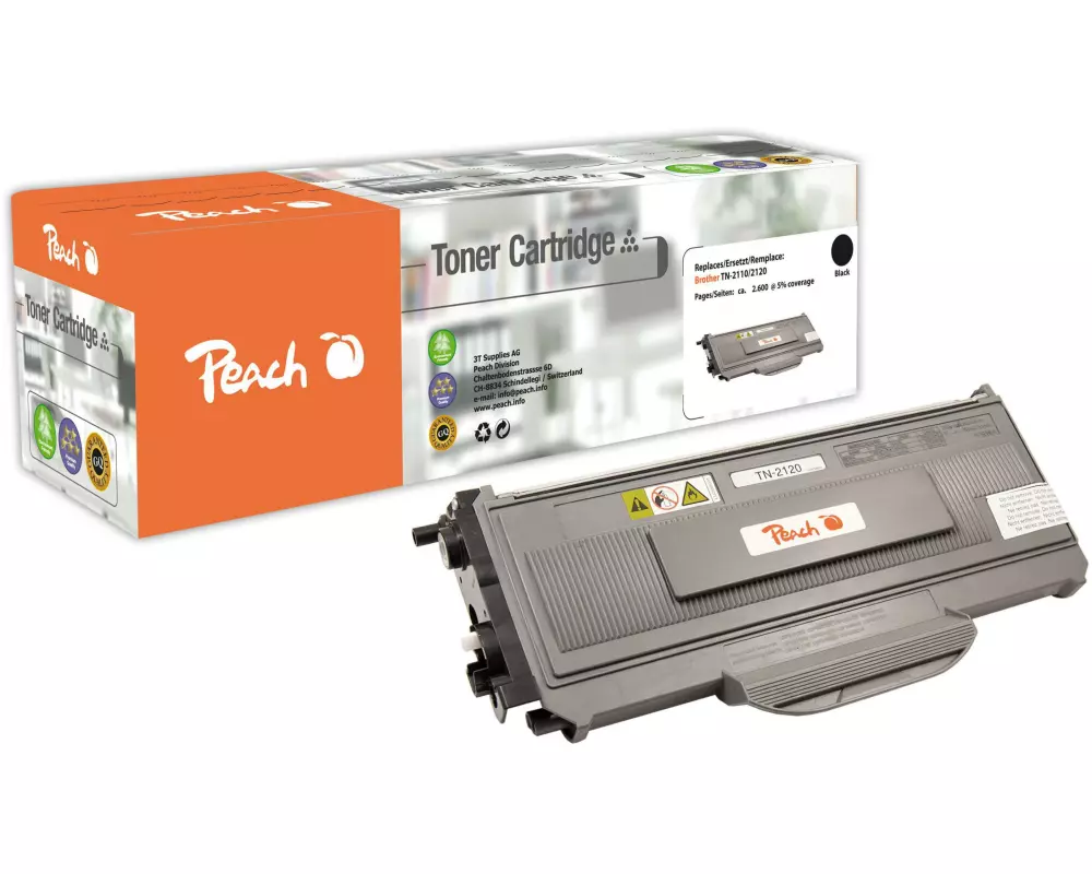 Peach Toner Brother TN-2120 Black