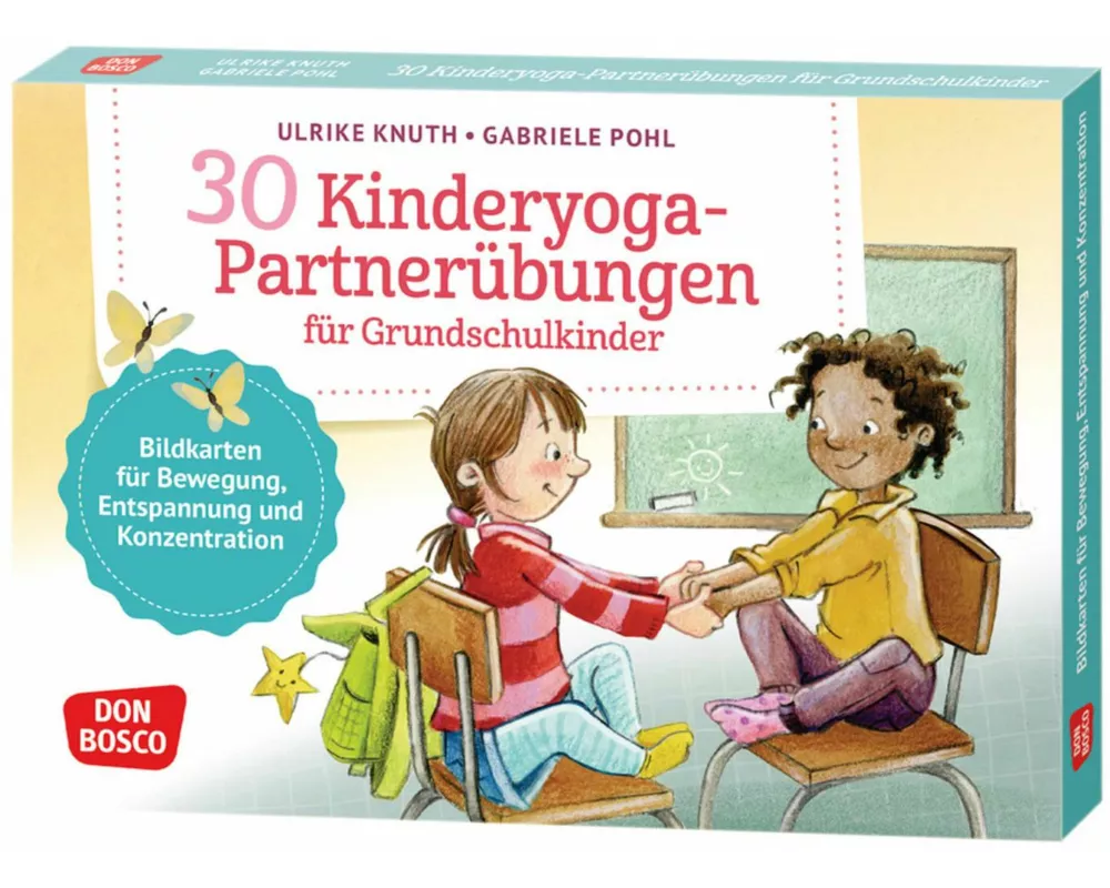 30 Kinderyoga-Partnerübungen für Grundschul-Kinder