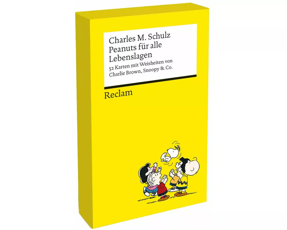 Peanuts für alle Lebenslagen. 52 Karten mit Weisheiten von Charlie Brown, Snoopy & Co