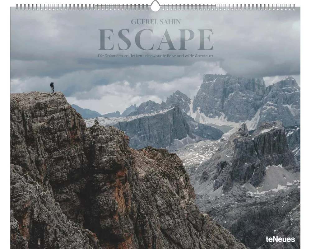teNeues - Escape – Die Dolomiten entdecken 2026 | Großformatiger Wandkalender 60x50 cm mit Fotografien von Gürel Sahin für Naturfreunde, Wanderer & Be