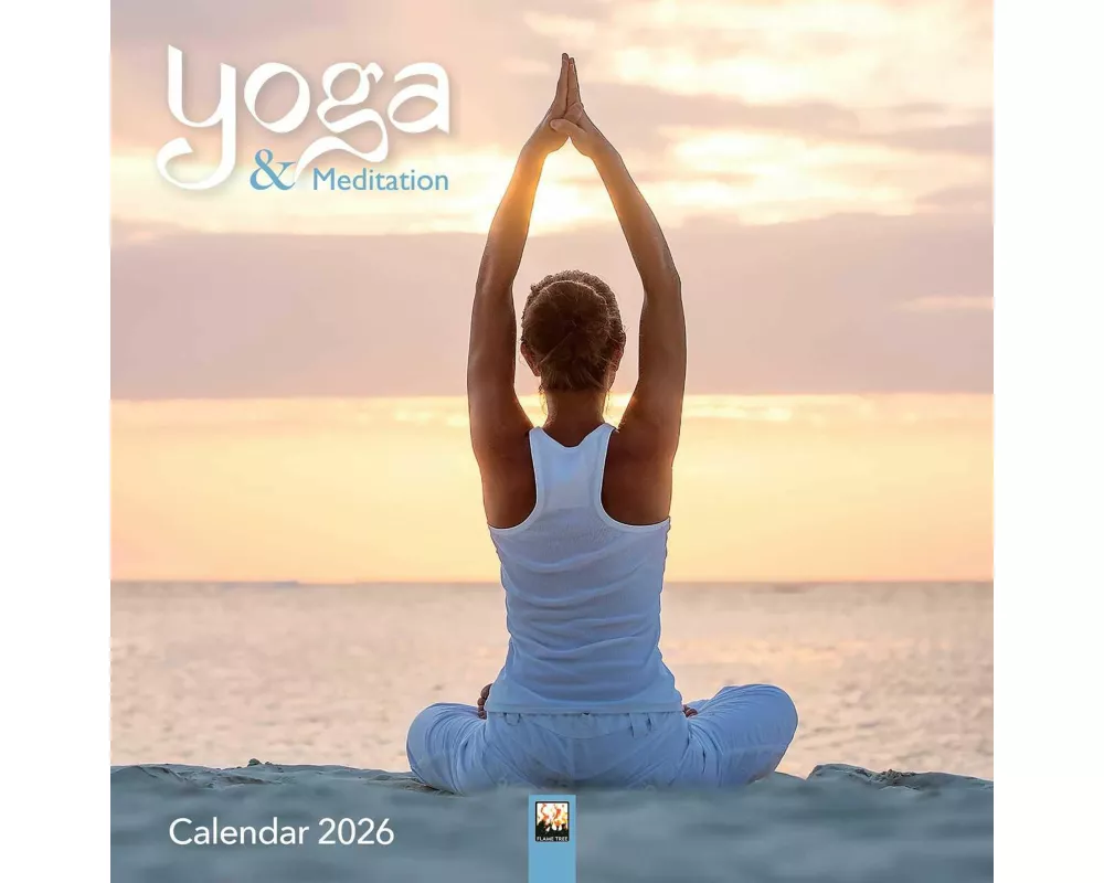 Yoga & Meditation Wall Calendar 2026 (Art Calendar)