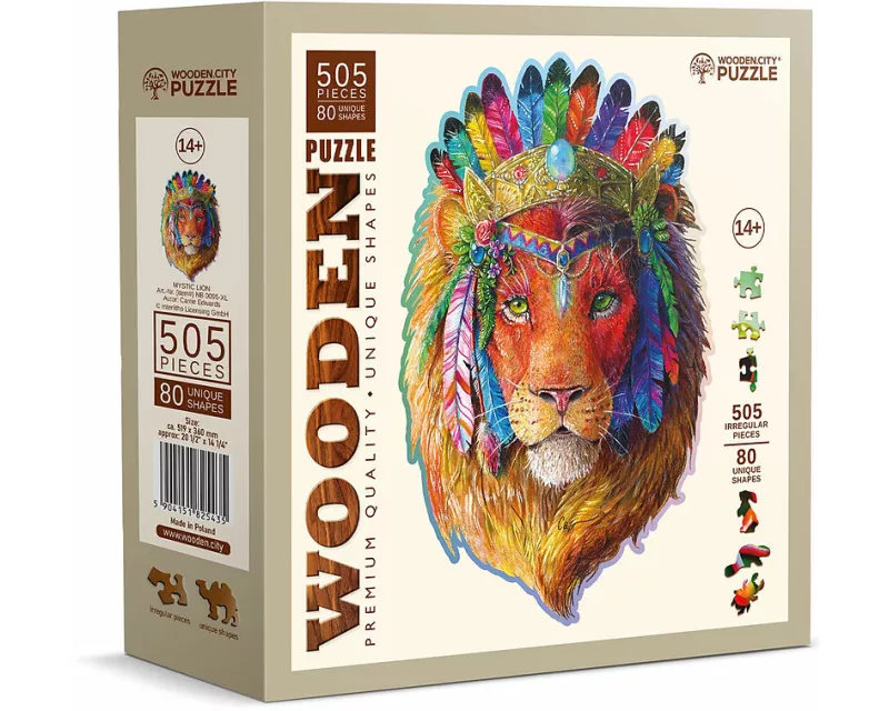 Holzpuzzle XL Mystic Lion