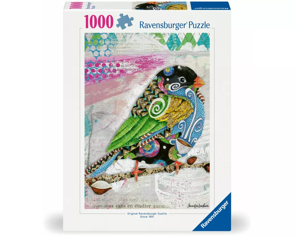 Erwachsenenpuzzle 1000 Teile - Bunter Vogel