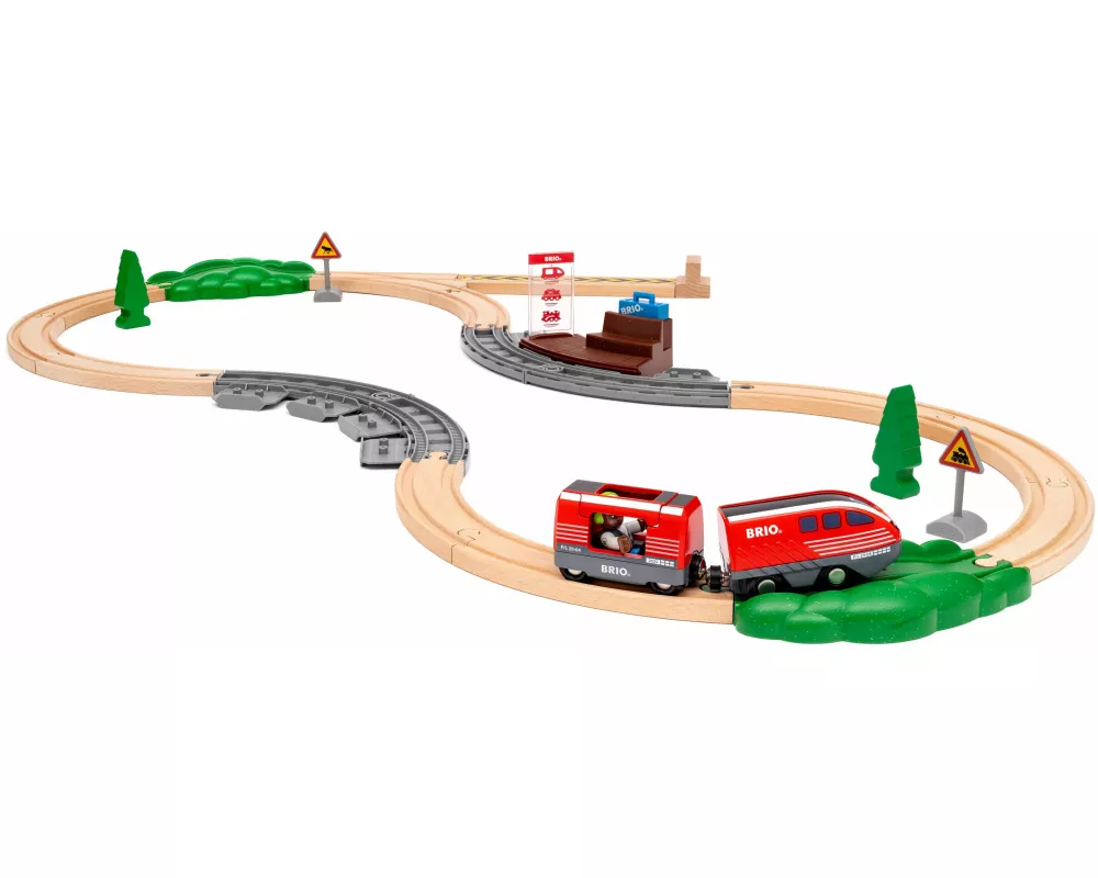 BRIO World - Zugset mit Rückziehmotor