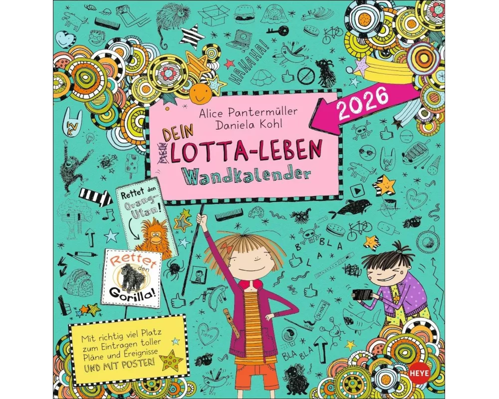Lotta-Leben Broschurkalender 2026
