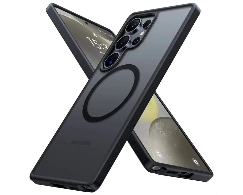Torras Guardian Schutzhülle, Samsung S25 Ultra, MagSafe, schwarz, schwarz