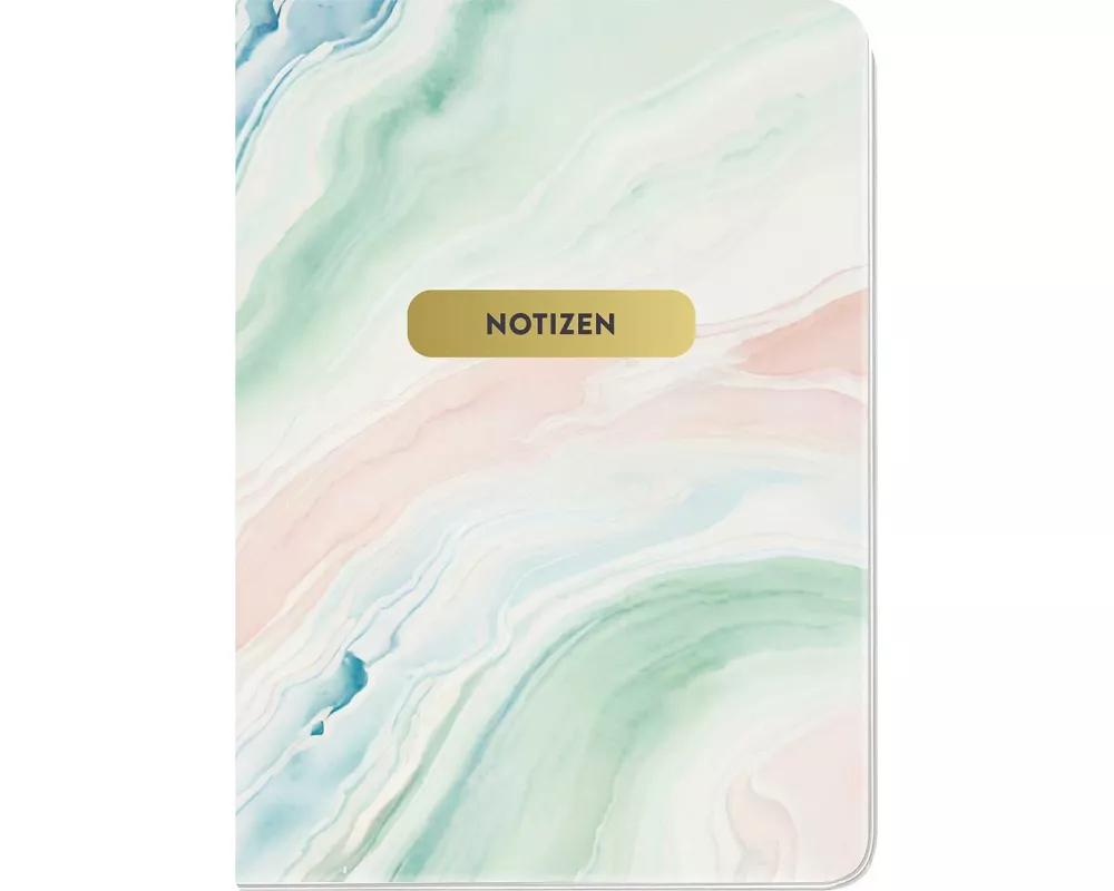 Notizheft Blumenglück Pastell