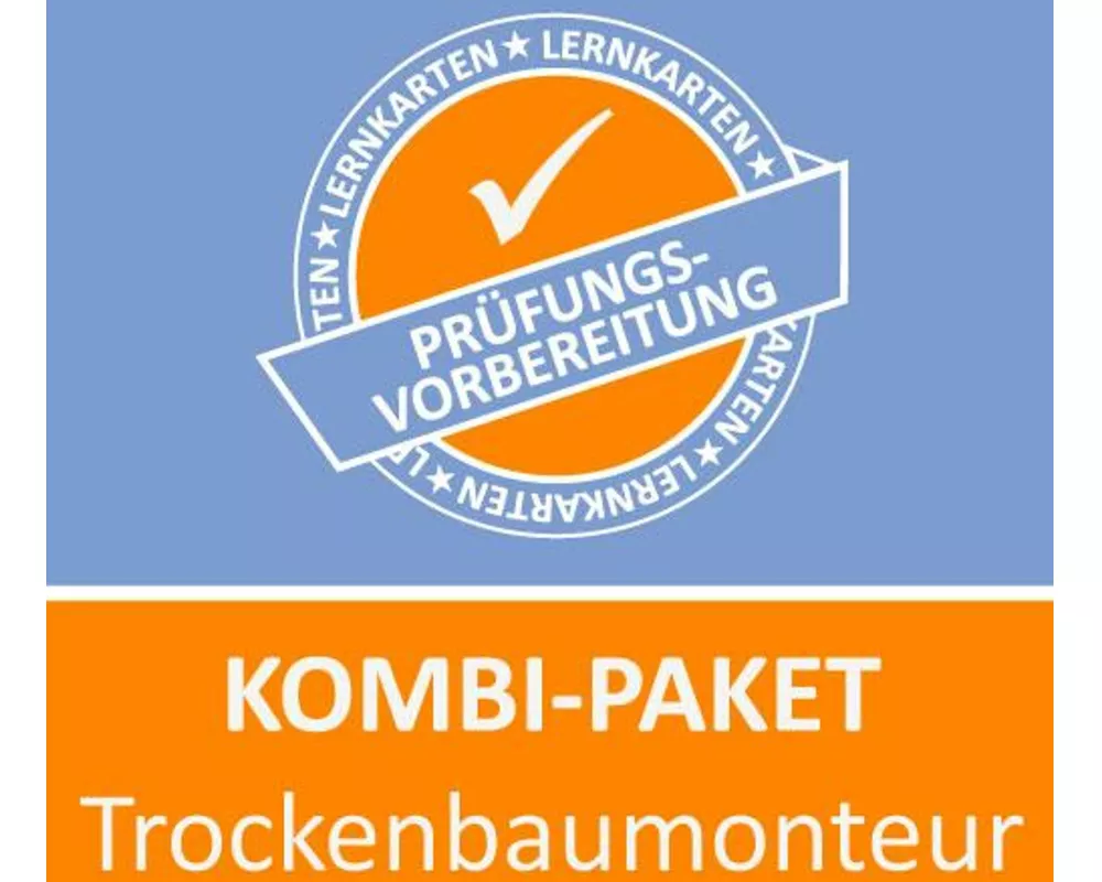 Kombi-Paket Trockenbaumonteur Lernkarten