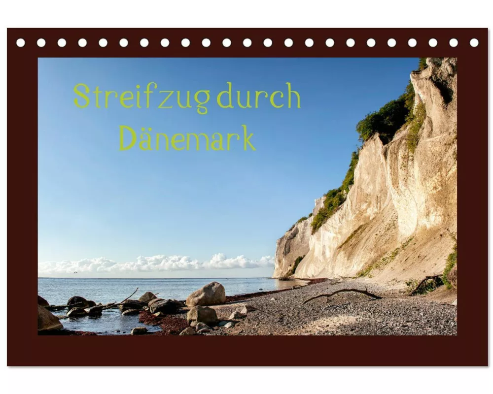 Streifzug durch Dänemark (Tischkalender 2026 DIN A5 quer), CALVENDO Monatskalender