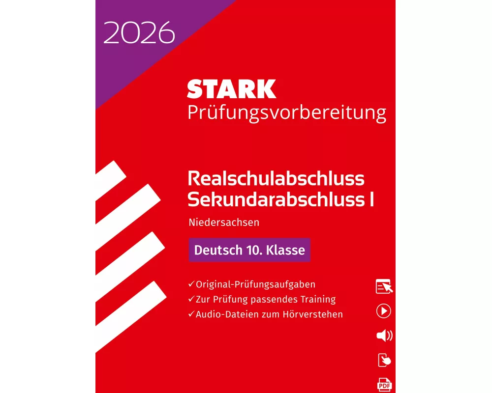 STARK Deutsch - Realschulabschluss 2026 Niedersachsen - Prüfungsvorbereitung