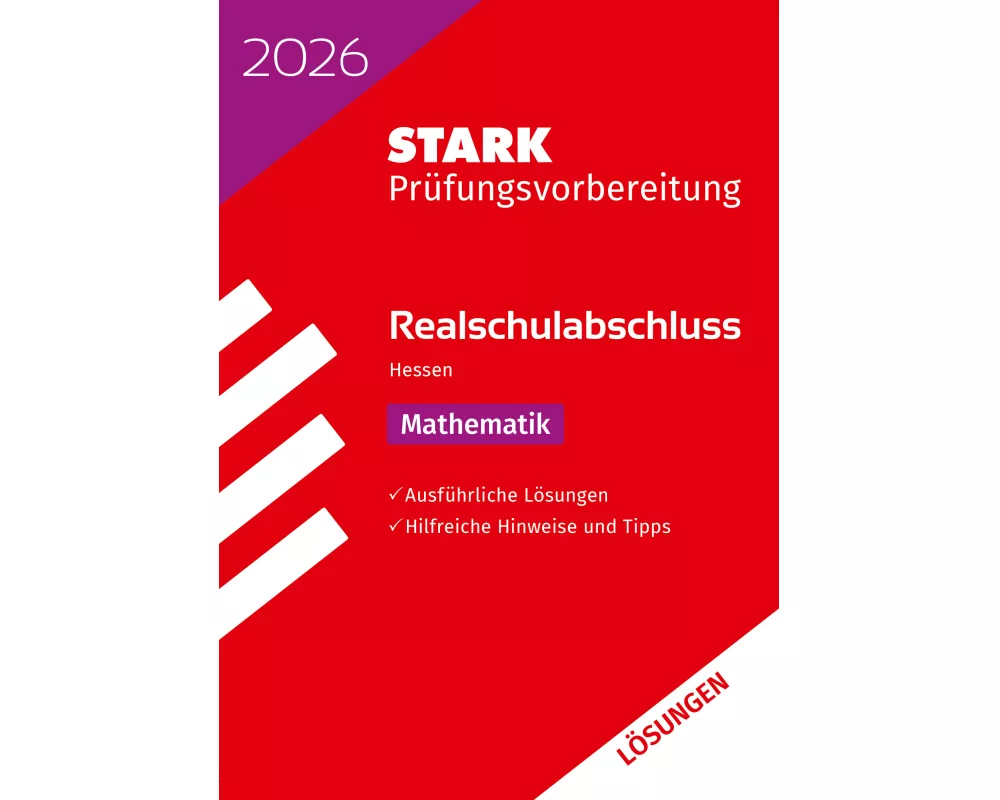 STARK Lösungen zu Mathematik - Realschulabschluss 2026 Hessen - Prüfungsvorbereitung