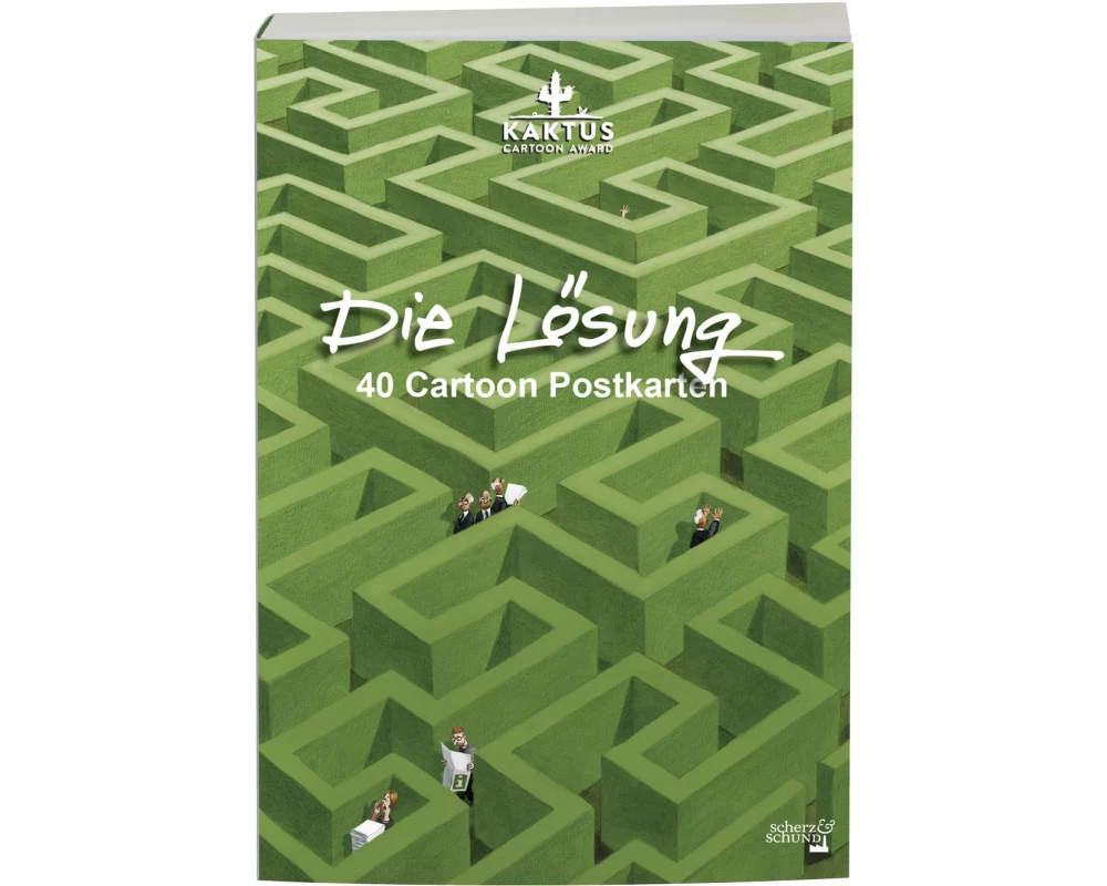 Cartoon Postkarten - Die Lösung