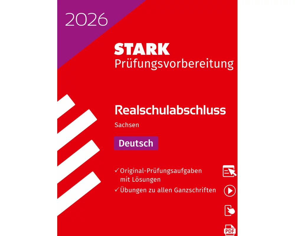 STARK Deutsch - Realschulabschluss 2026 Sachsen - Prüfungsvorbereitung