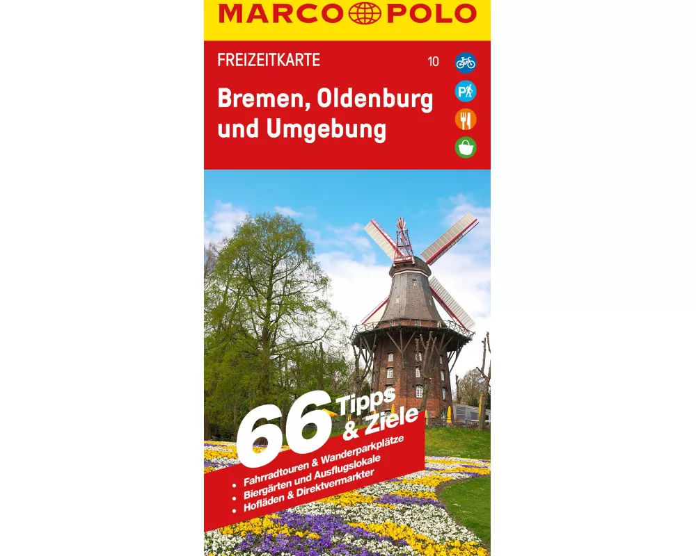 MARCO POLO Freizeitkarte 10 Bremen, Oldenburg und Umgebung 1:100.000
