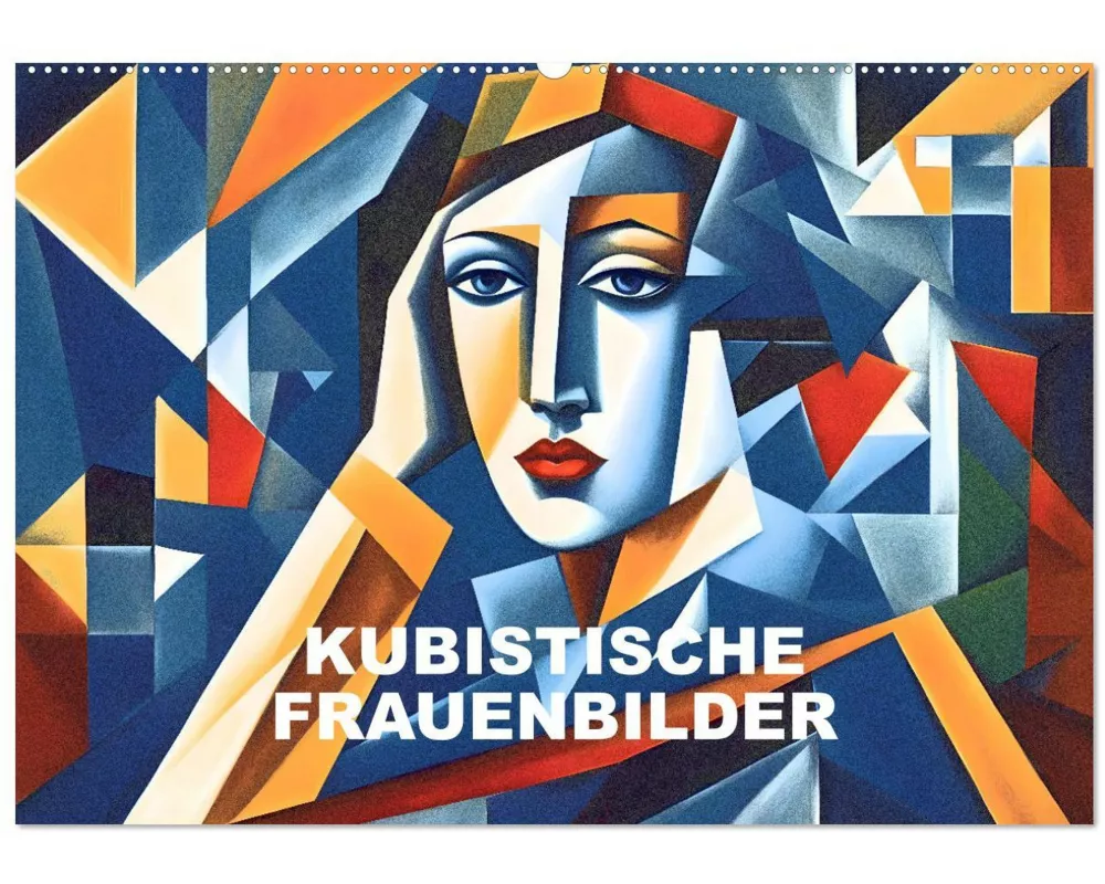 Kubistische Frauen Bilder (Wandkalender 2026 DIN A2 quer), CALVENDO Monatskalender