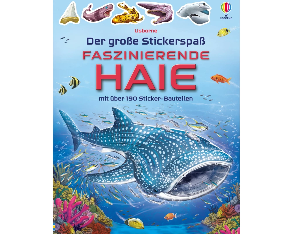 Der große Stickerspaß: Faszinierende Haie