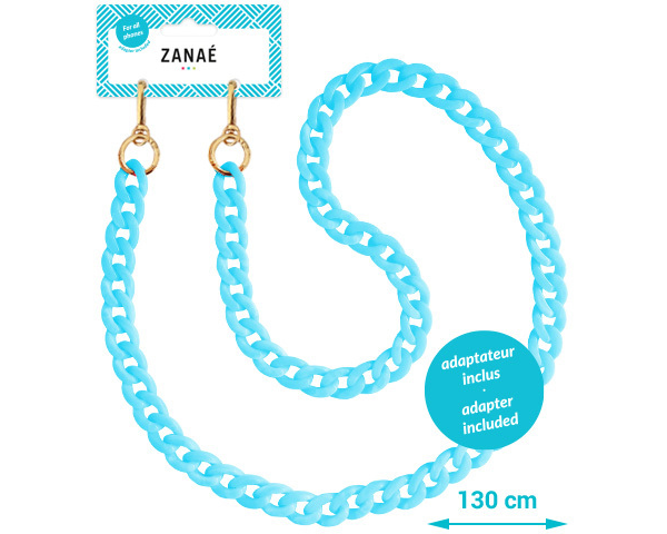 ZANAÉ Phone Necklace Sky 17359 Summer Harmony light blue