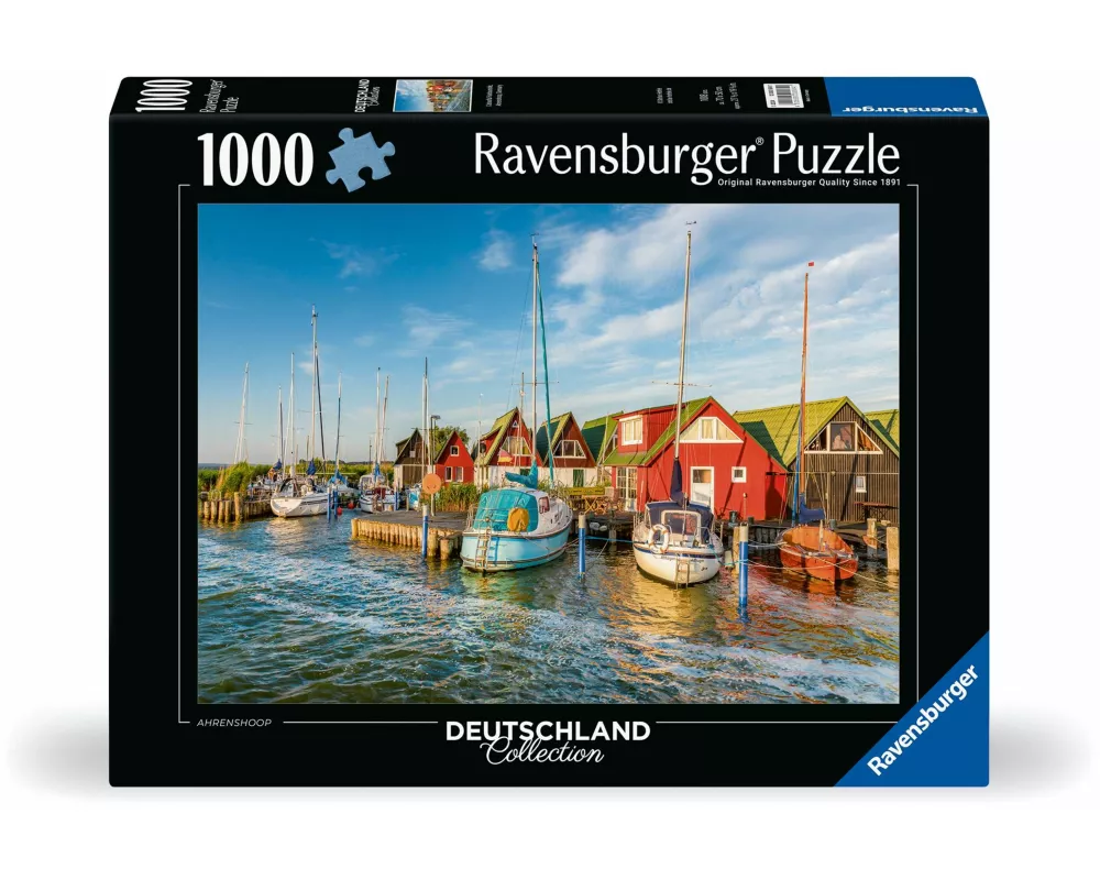 Erwachsenenpuzzle 1000 Teile - Romantische Hafenwelt von Ahrenshoop