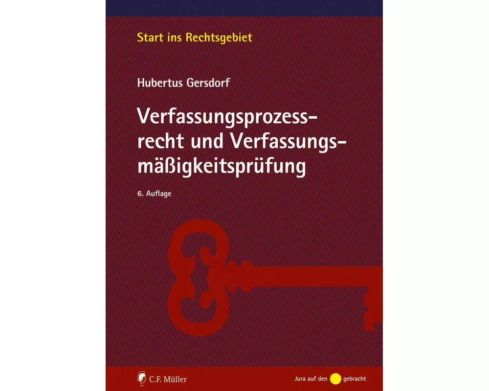 Verfassungsprozessrecht und Verfassungsmäßigkeitsprüfung