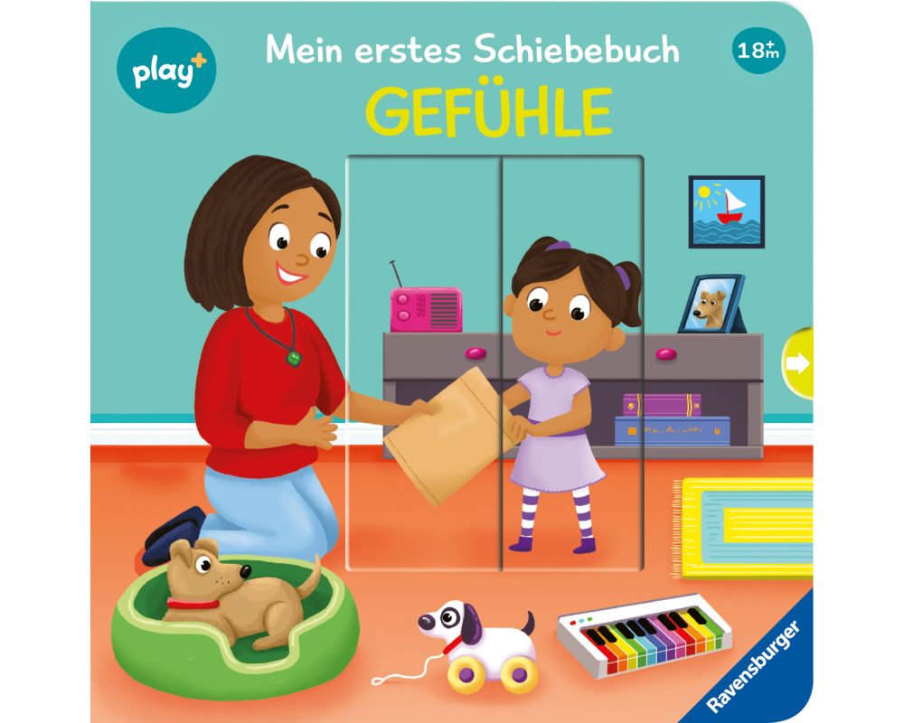 Play+ Mein erstes Schiebebuch Gefühle - ab 18 Monate