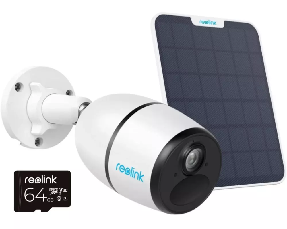 Reolink 4G/LTE-Kamera GO Plus inkl. Solarpanel 2 + 64GB MicroSD