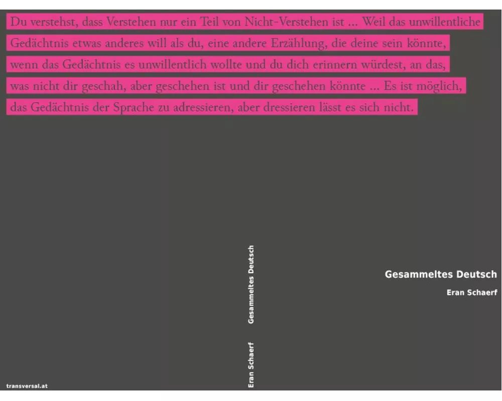 Gesammeltes Deutsch