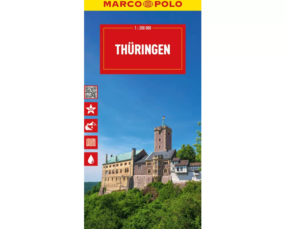 MARCO POLO Reisekarte Deutschland 07 Thüringen 1:200.000