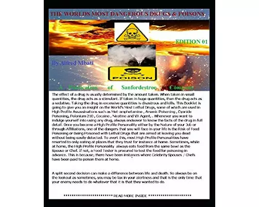 The World Most Dangerous Drugs And Poisons Edition 01