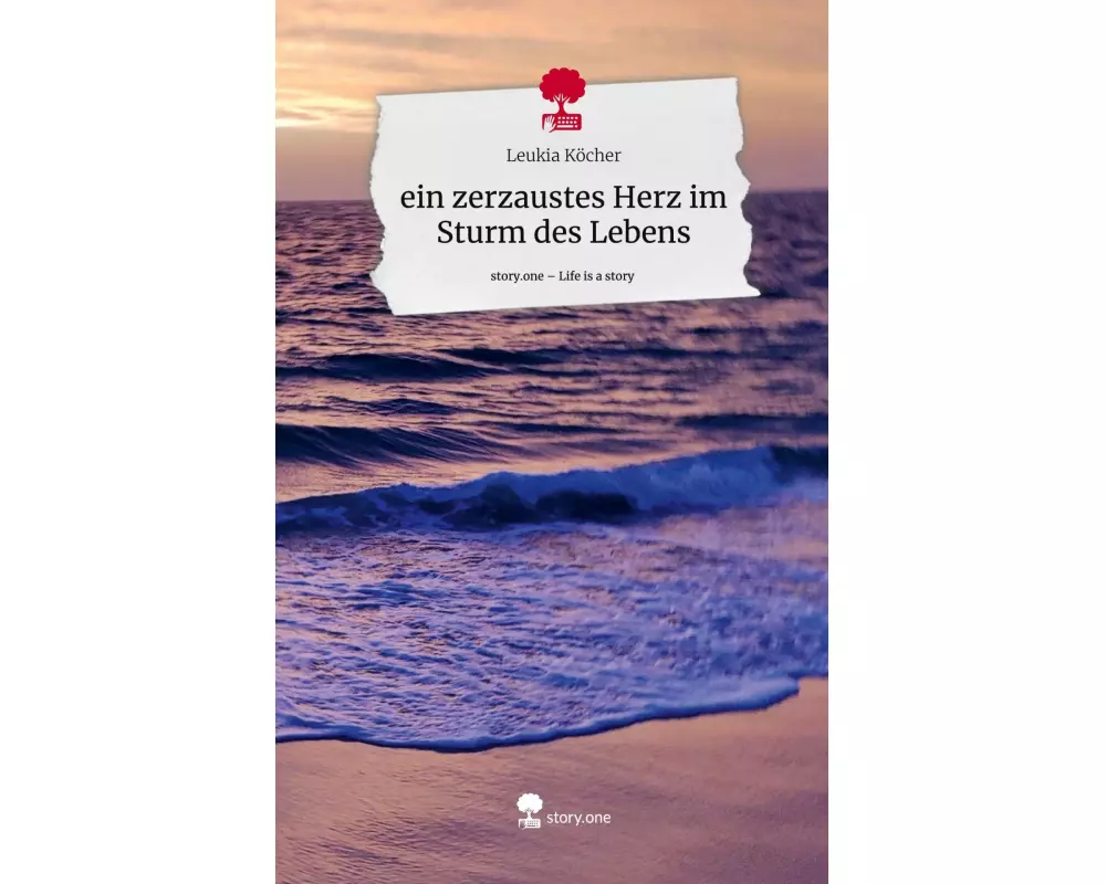 ein zerzaustes Herz im Sturm des Lebens. Life is a Story - story.one