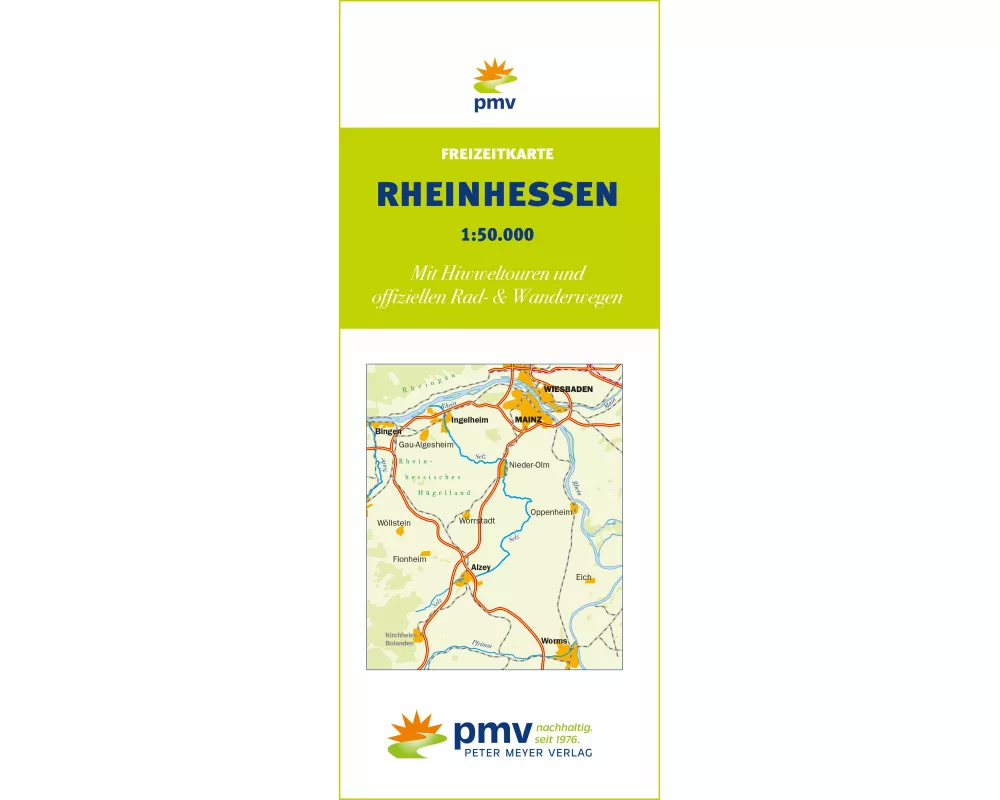 Freizeitkarte Rheinhessen 1:50.000
