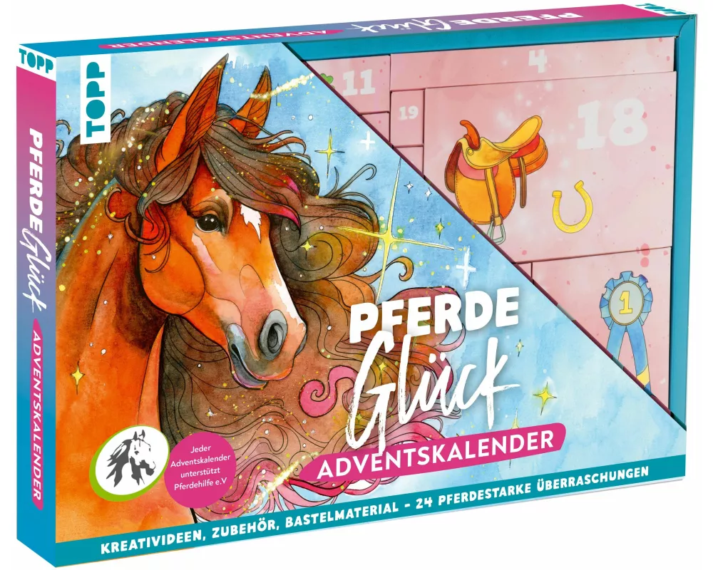 Pferdeglück - Der kreative Adventskalender. 24 Überraschungen für Pferde-Fans