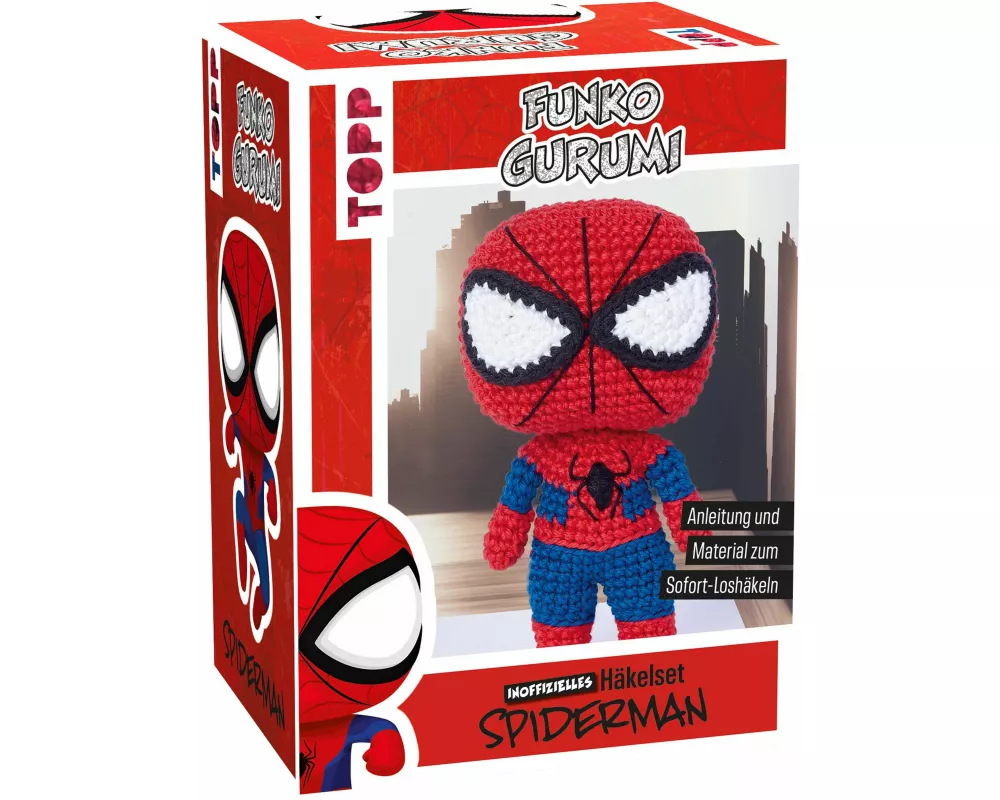 Funkogurumi Spiderman. Das inoffizielle Häkelset