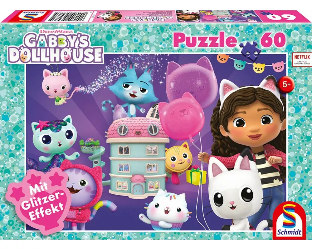 Geburtstagsfeier im Puppenhaus, 60 Teile