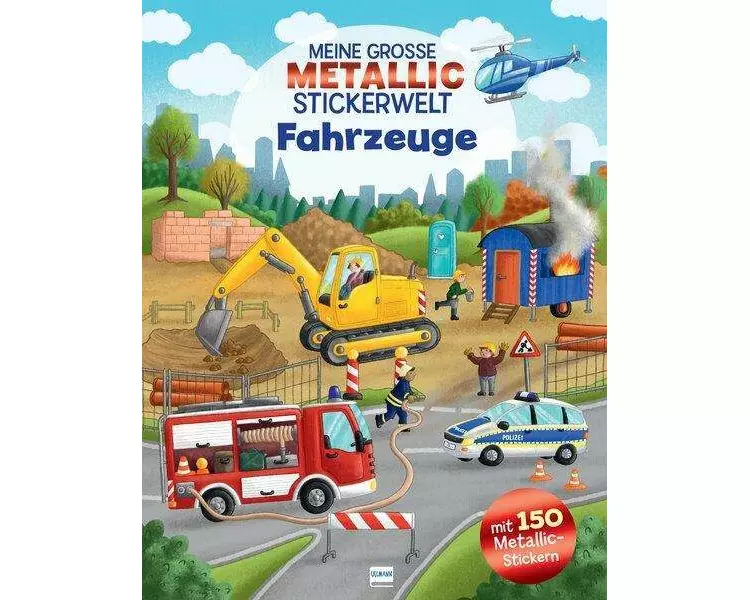 Meine große Metallic-Stickerwelt Fahrzeuge