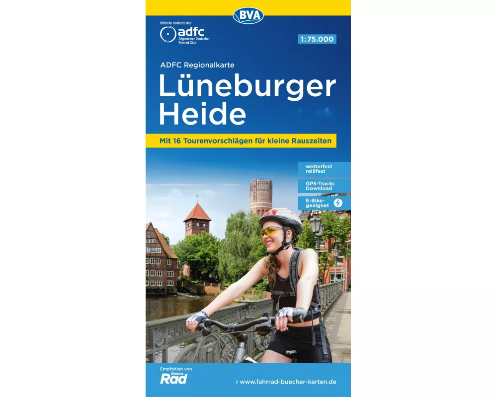 BVA ADFC Regionalkarte Lüneburger Heide 1:75.000