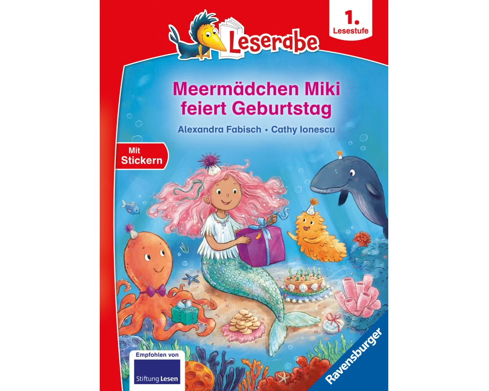 Leserabe 1. Lesestufe - Meermädchen Miki feiert Geburtstag