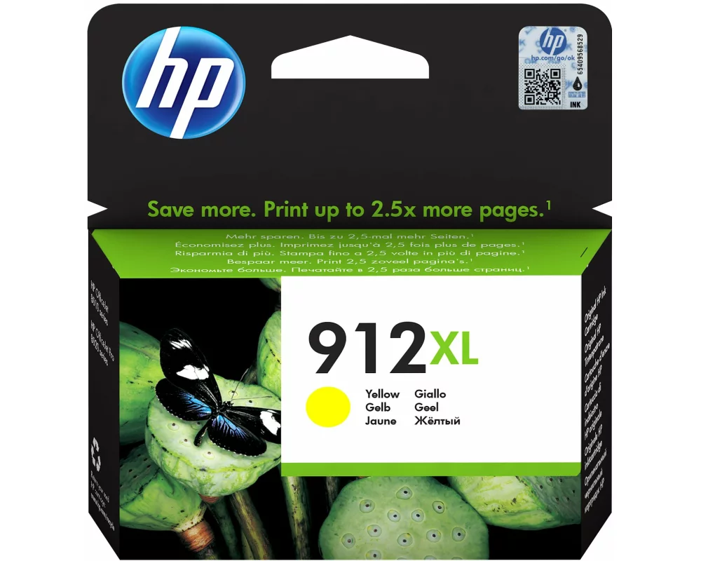 HP 912XL High Yield Yellow Ink