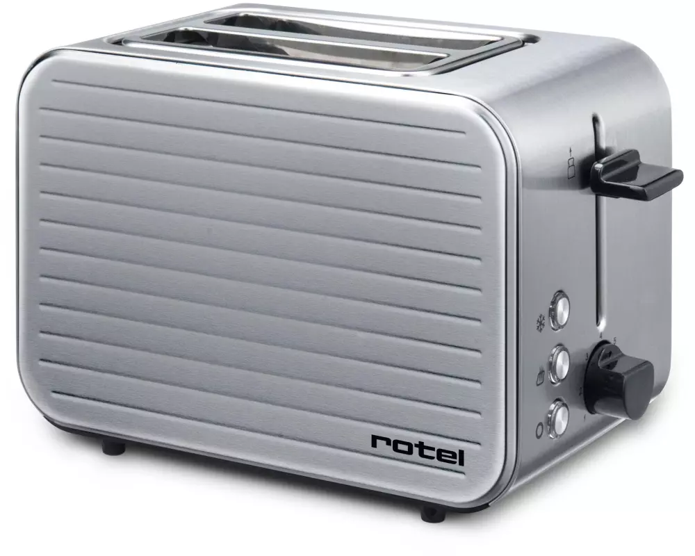Rotel Toaster Chrome Silber