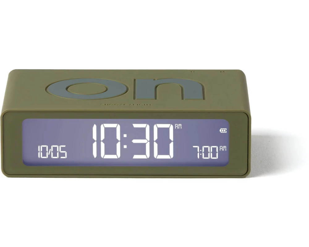 Lexon Digitalwecker Flip Mini Kakhi