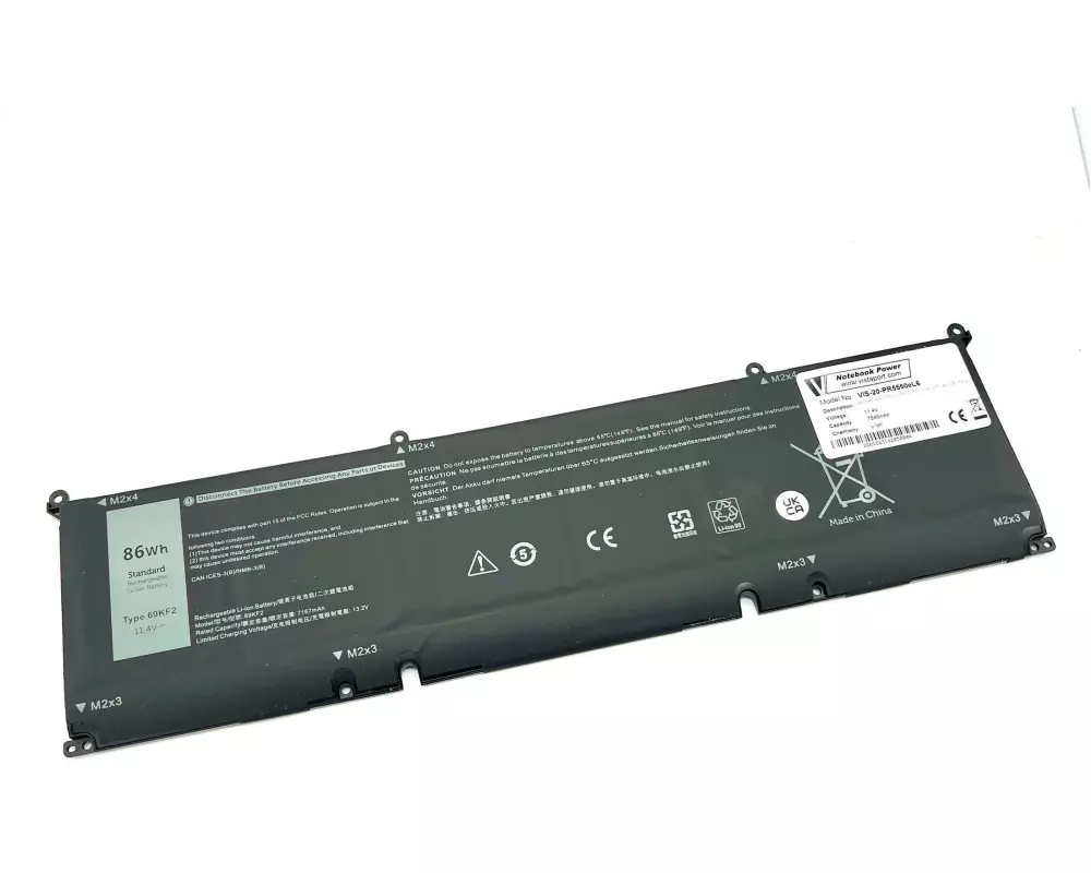 Vistaport Akku für Dell Alienware M15/M17, G7, Precision 5550, XPS