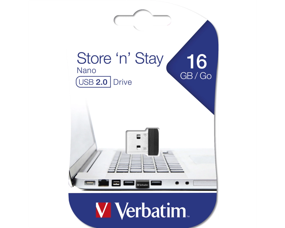 VERBATIM Store 'n' Stay Nano USB 2.0, 16GB