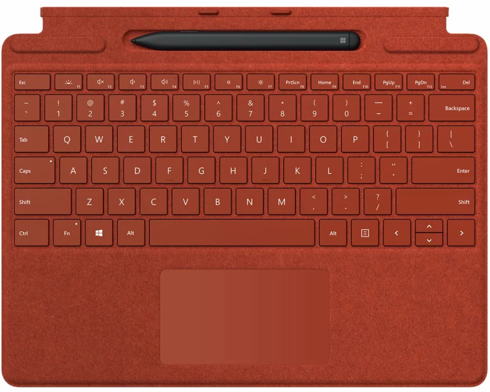Microsoft Surface ProX Signature KB/SlimPen Bundle DEMO Poppy Red Switzerland Commercial DEMO