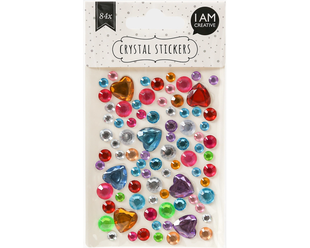 I AM CREATIVE Crystalstickers 6000.23 Punkte, 84 Stück