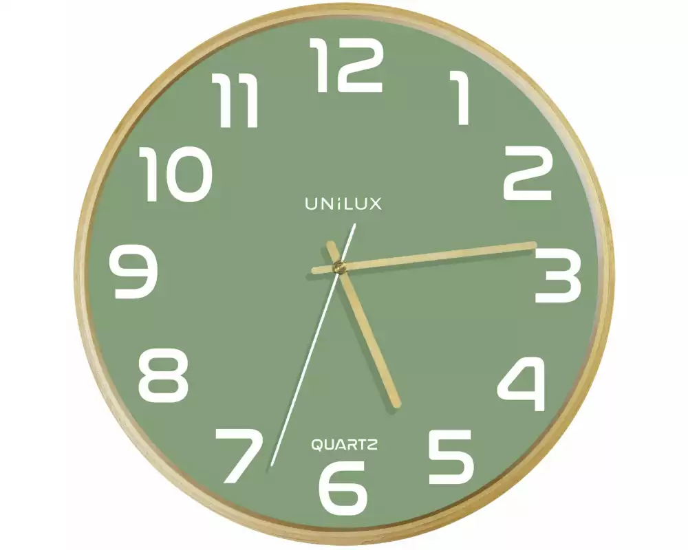 UNiLUX Wanduhr Baltic Ø 30.5 cm, Grün