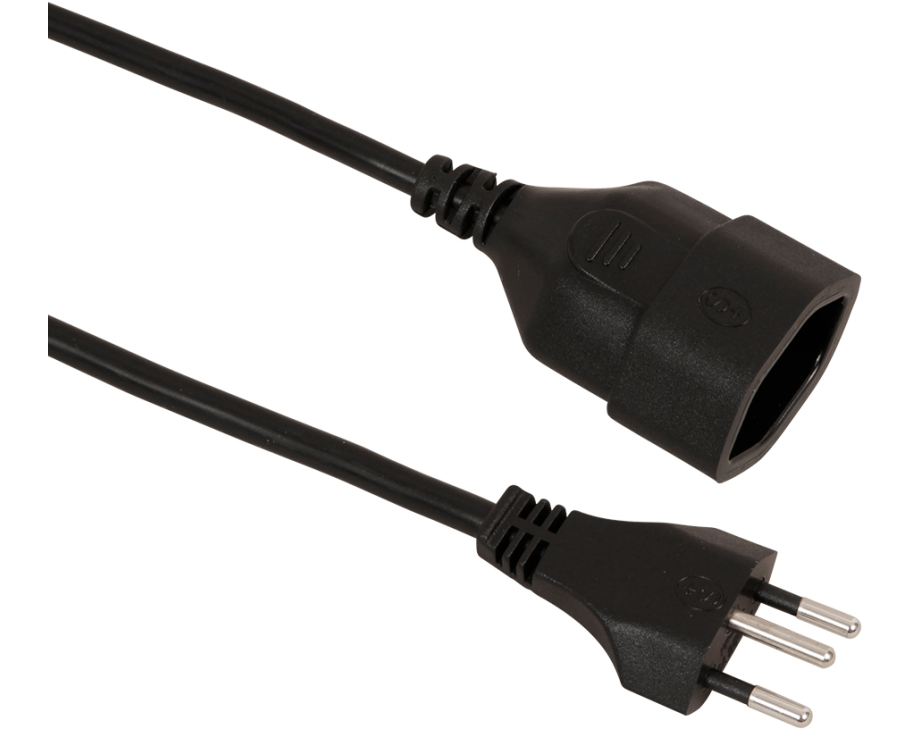 S-ELECTRO Verlängerungskabel 02.900.5SZ schwarz, 5m