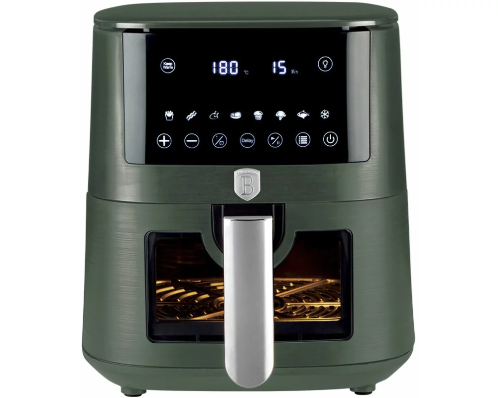 Berlinger Haus Heissluftfritteuse 8L Matte Green Collection
