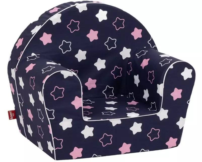 Knorrtoys Kindersessel «Star blue pink»