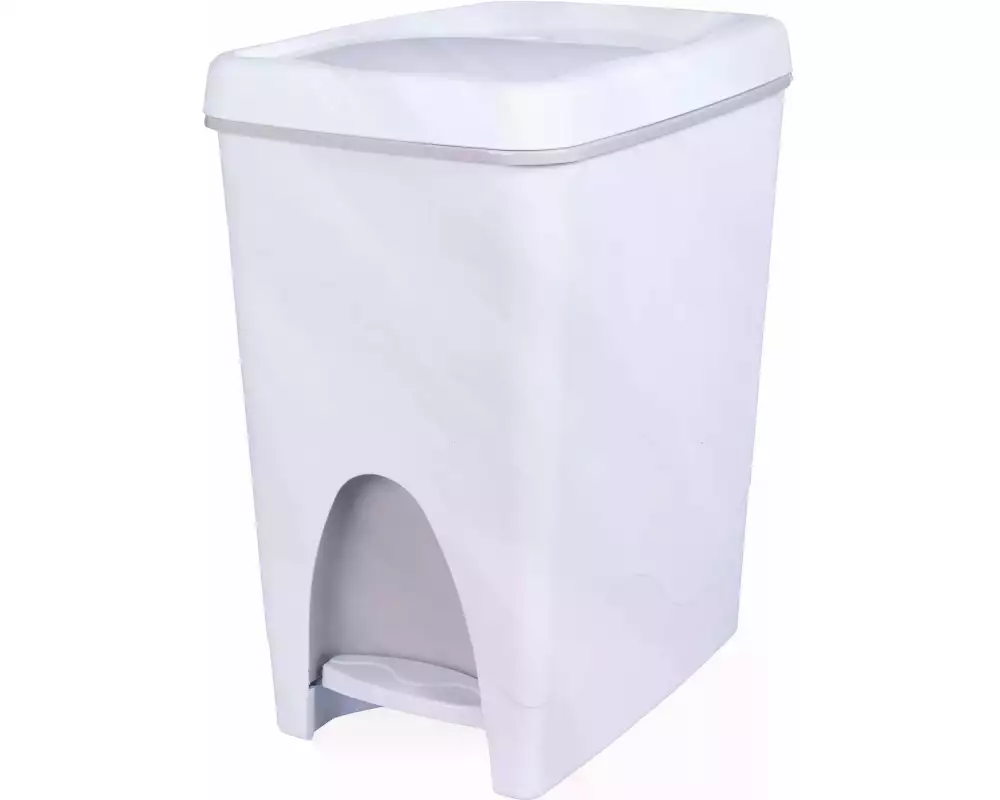 Edi Baur Abfalleimer Quotidiana 21 l, Weiss