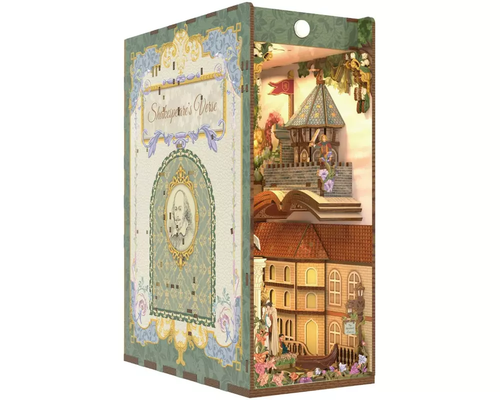 Tonecheer Bausatz Book Nook Shakespeare's Verse